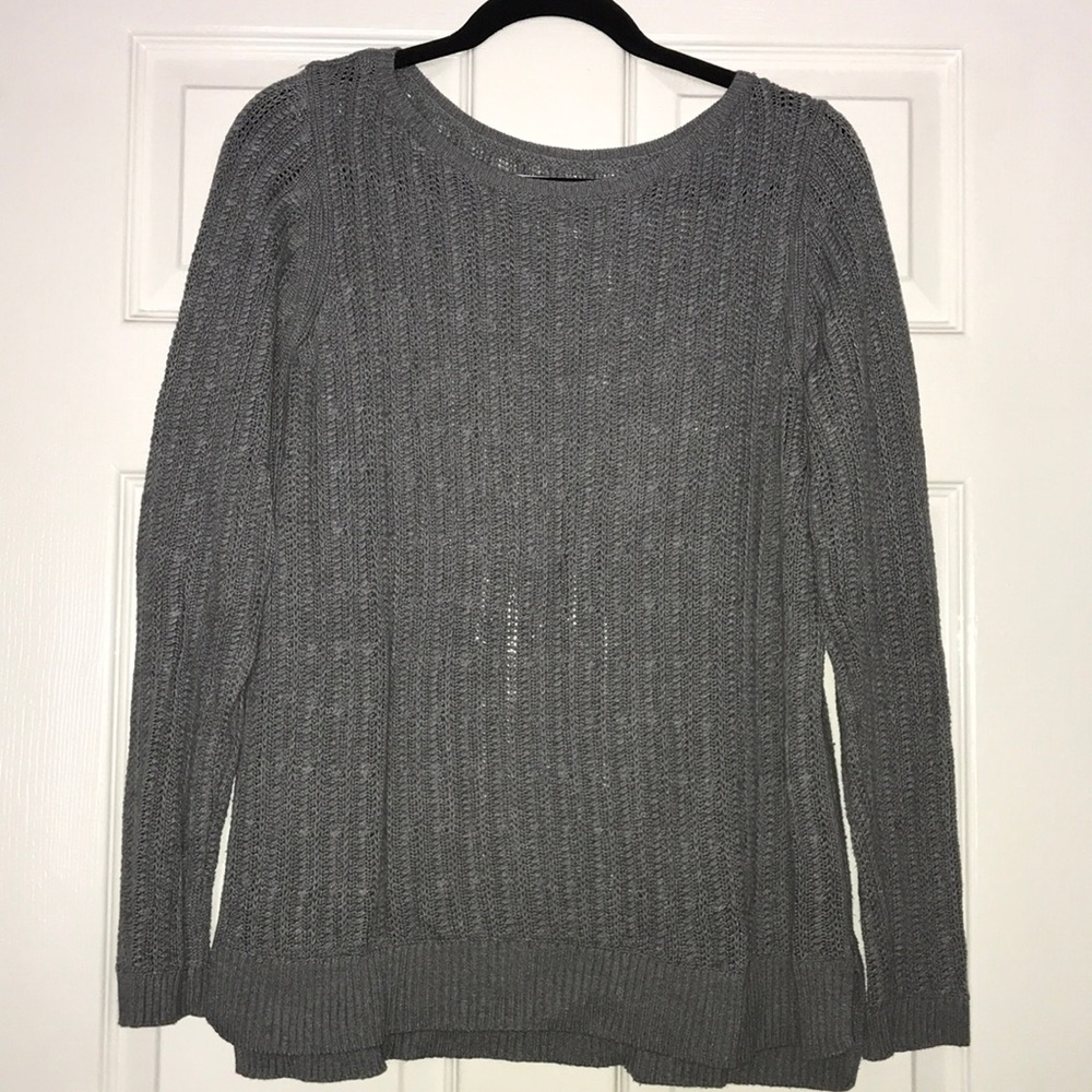 Loft Very Grey Sweater
